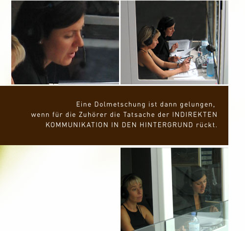 Dolmetscherin Ulrike Egger